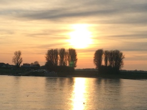 Rhein Sonnenuntergang